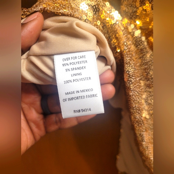 Premier Armour Gold Sequin Skirt NWT - Picture 5 of 5